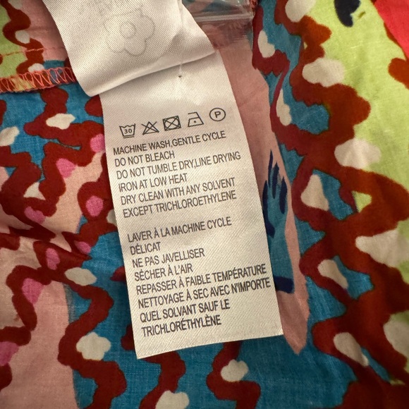 NWOT Size S - Farm Rio Long-Sleeve Printed Mini Dress - Picture 14 of 14